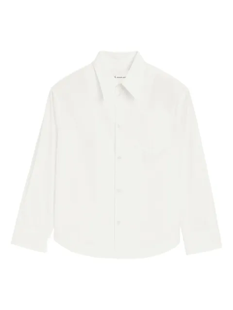 AMI Paris Ami De Coeur wide-fit pocket shirt White E26USH808CO0063