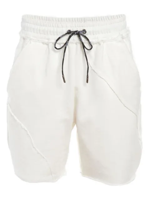 SEROYA Yanni drawstring stitched shorts White SR013329IVORY