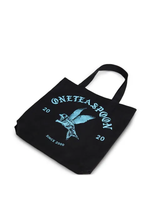 One Teaspoon x OneTeaspoon x Moliera 2 logo shopper bag Black 24295BBLACK