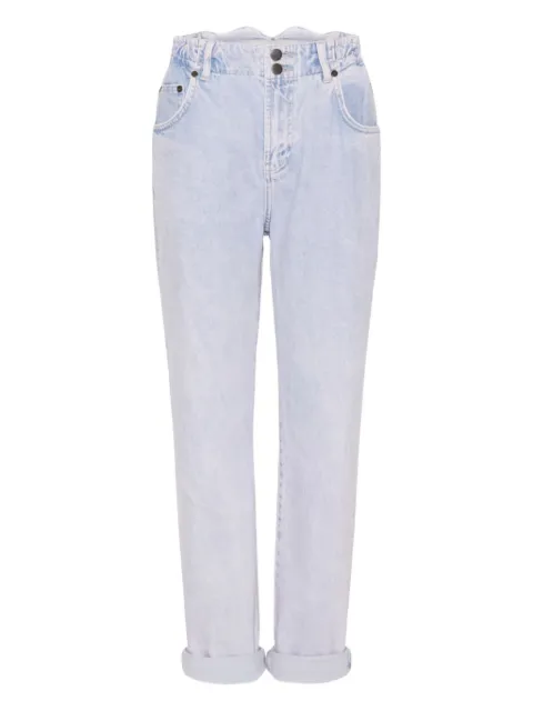 One Teaspoon elasticated pioneer straight-leg jeans Blue 23763PURPLEHAZE