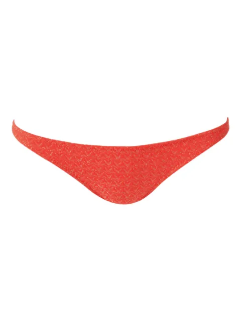Melissa Odabash embossed bikini bottoms Orange ALBABOTTOMHSAPRICOTZIGZAG