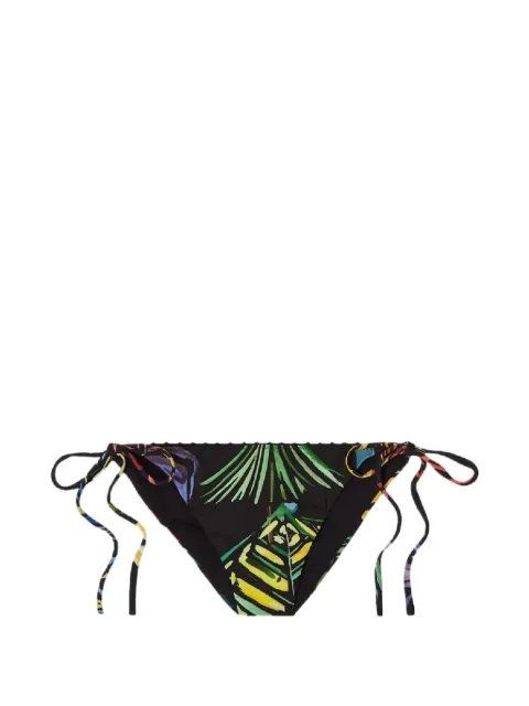 Charo Ruiz Ibiza Marisa abstract-print bikini bottoms Black 214840