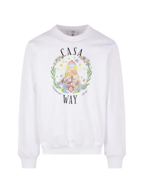 Casablanca Casa way sweatshirt in jersey White MSS26JTP29301