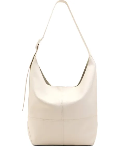 AMI Paris large Etienne leather shoulder bag Neutrals H26ULL737AL0137