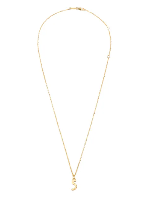 AMI Paris number-pendant necklace Gold H26UJW451361