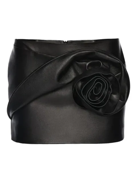 Magda Butrym floral wrap skirt Black 133426BLACK