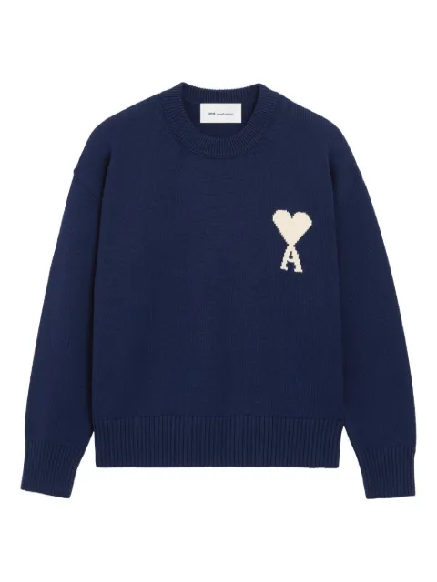 AMI Paris Ami De Coeur sweater Blue E26UKS859KN0156