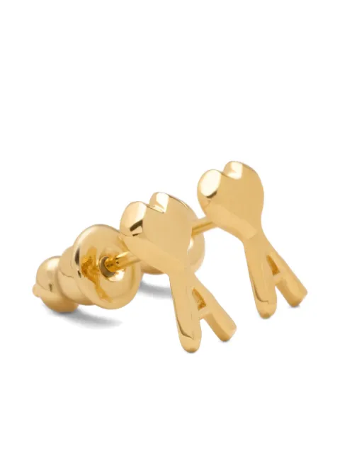 AMI Paris Ami de Coeur stud earrings Gold H26UJW445361