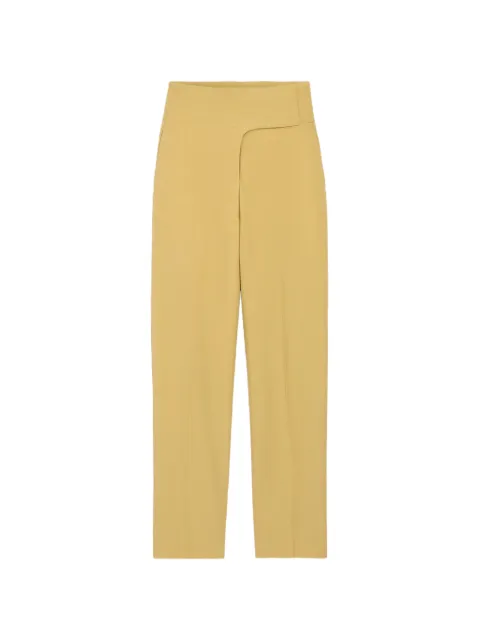 AMI Paris new wool wrapped belted trousers Yellow E26FTR869WV0195