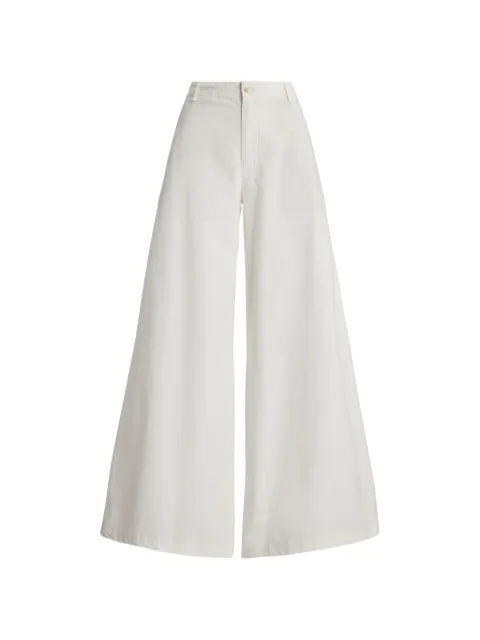 Polo Ralph Lauren relaxed wide-leg trousers White 211A93162003