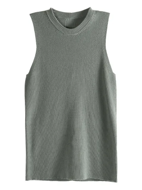 Rick Owens ribbed sleeveless tank top Grey RP01F6635RIBM