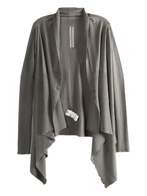 Rick Owens draped-detail wrap-style cardigan Grey RP01F6642M