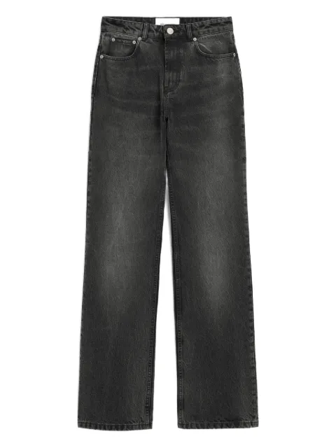 AMI Paris cotton large fit jeans Grey E26FTR450DE0124