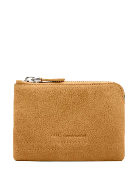 AMI Paris Carrousel zip-fastening wallet Neutrals E26USL723AL0182