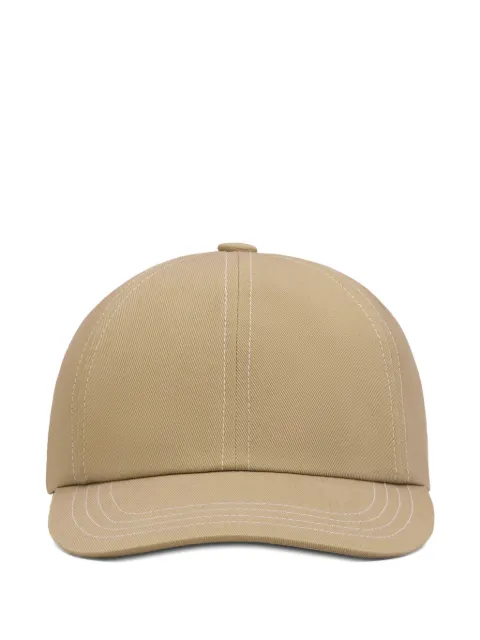 AMI Paris cotton back Ami De Coeur cap Neutrals E26UCP279AW0041