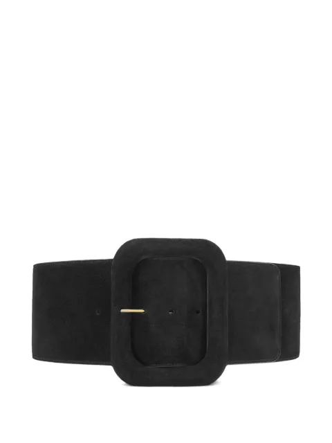 AMI Paris cow leather large belt Black E26FBL212AL0190