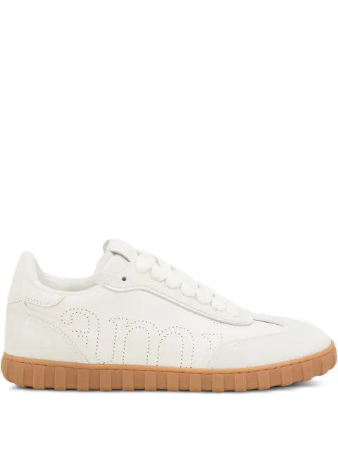 AMI Paris cowhide leather Step sneakers Neutrals E26USN508AL0126