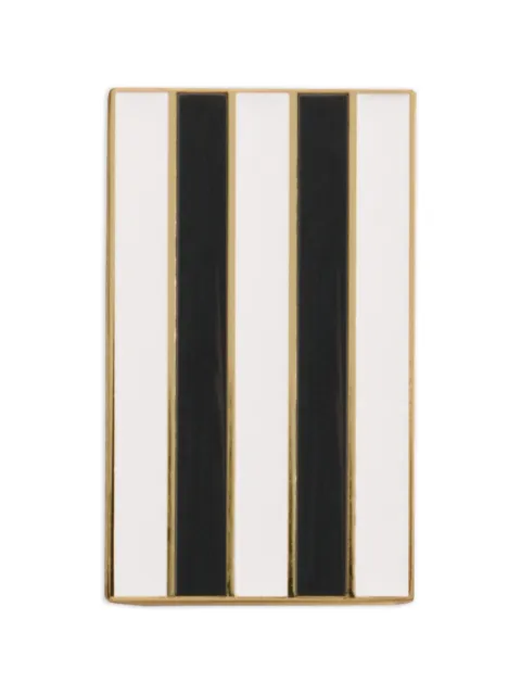 AMI Paris metal Ami De Coeur stripes small box Gold H26UOB005HW0013