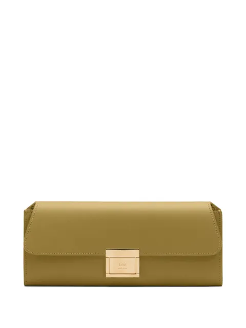 AMI Paris cow leather mimi pouch Green E26ULL723AL0144