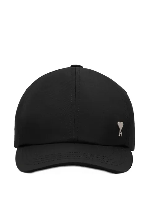 AMI Paris nylon Ami De Coeur stud cap Black E26UCP268PA0037