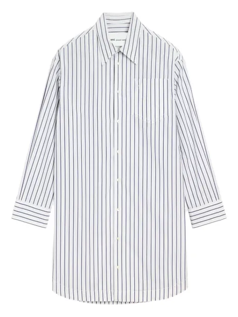 AMI Paris Ami De Coeur long-sleeve shirt White E26UDR663CO0220