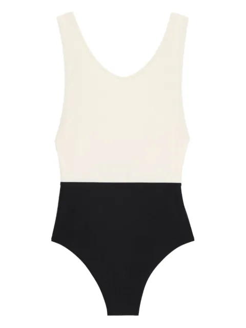 AMI Paris one piece swimsuit Neutrals E26FBW313AW0011