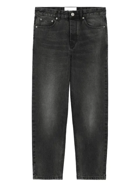 AMI Paris cotton tapered fit jeans Grey E26HTR103DE0124