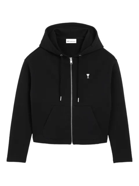 AMI Paris Ami De Coeur zipped hoodie Black E26FSW783730