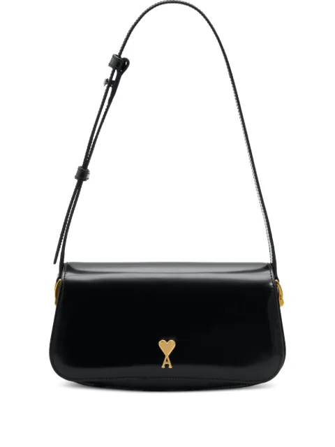 AMI Paris cow leather shoulder Paris Paris bag Black E26ULL719AL0139