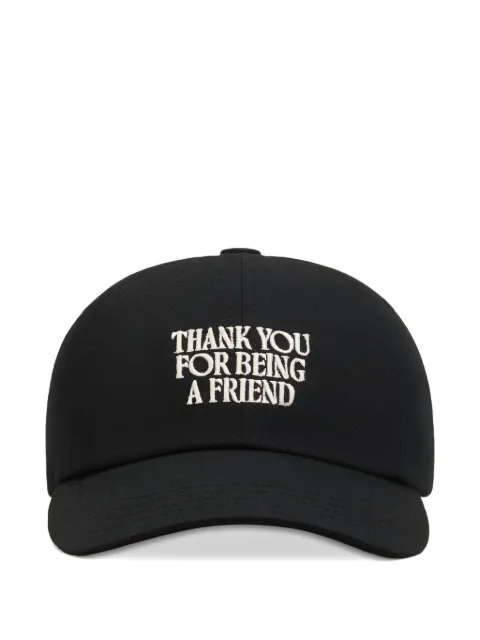 AMI Paris logo-embroidered buckle baseball cap Black H26UCP283AW0041