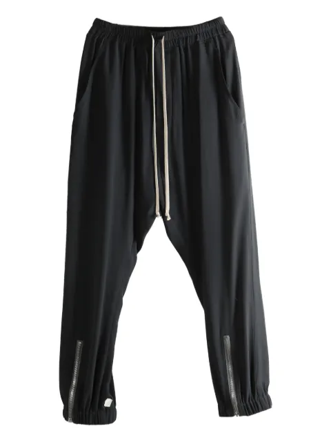 Rick Owens Tecuatl drawstring track pants Black RP01F6320CC