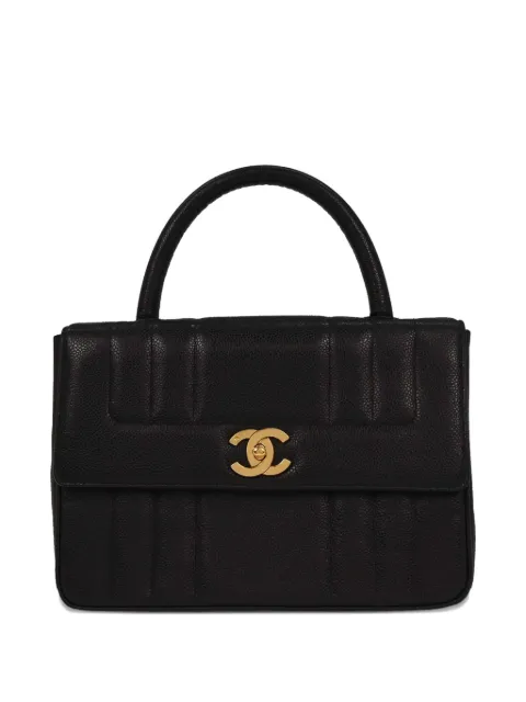 CHANEL Pre-Owned 1995 quilted leather handbag Black 166609