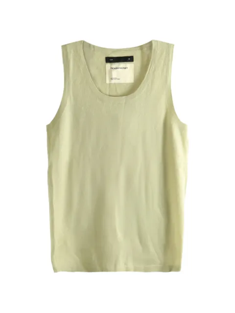 Frenckenberger scoop-neck tank top Neutrals S26122A