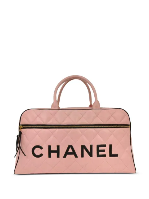 CHANEL Pre-Owned 1994-1996 Bowling tote bag Pink 154079
