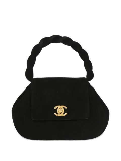 CHANEL Pre-Owned 1996-1997 black tote bag Black 153964