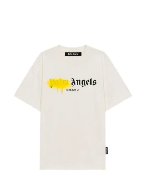 Palm Angels Spray City Milan T-Shirt Neutrals PMAA109T26JER0040318