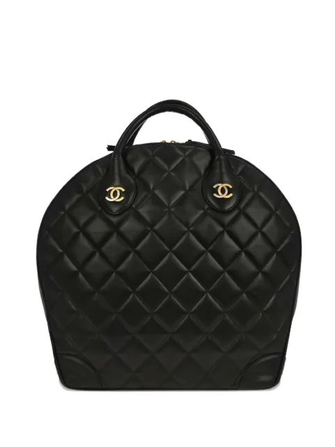 CHANEL Pre-Owned 1998 quilted top-handle tote bag Black 134880