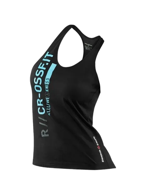 Reebok logo-print tank top Black B86890