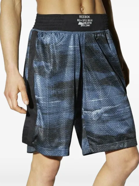 Reebok elastic-waistband shorts Blue BK2134