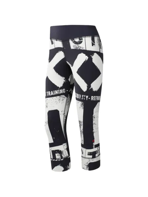 Reebok RCF Crossfit Boldface cropped leggings Black BK3192