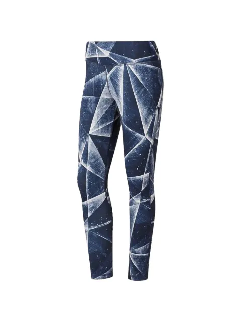 Reebok geometric print leggings Blue EC1146