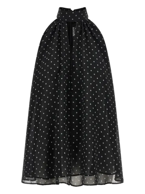 ROTATE BIRGER CHRISTENSEN halterneck bow top black Black 115238000000