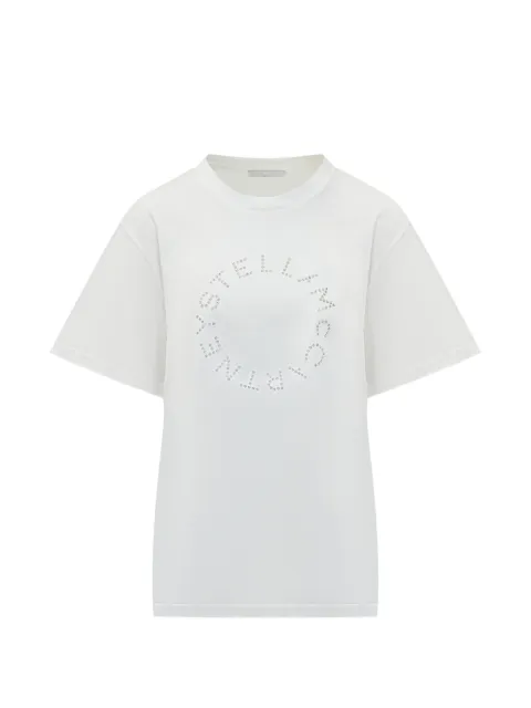 Stella McCartney rhinestone-embellished T-shirt White 6J01583SQA24