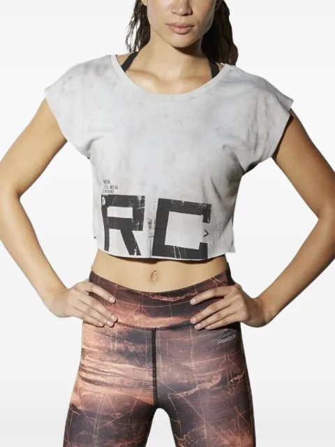 Reebok spray dye crop T-shirt Grey BR2165