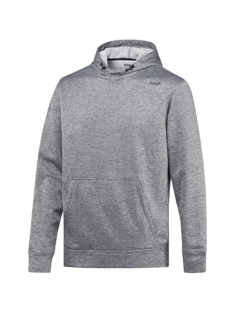 Reebok logo-embroidery hoodie Grey BQ5683
