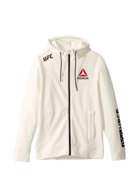 Reebok UFC Fighter hooded zip lightweight jacket Neutrals CD8586