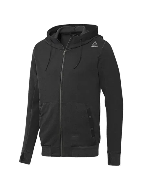Reebok Noble Fight zip-fastening hoodie Black BK1997