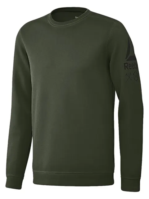Reebok Quikcotton crew-neck sweatshirt Green BK3992