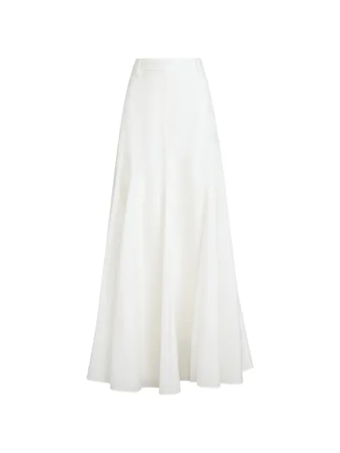 Brunello Cucinelli maxi A-line flared skirt White M0F79G4017C600