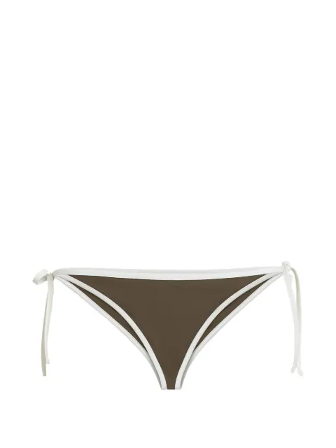 Brunello Cucinelli self-tie bikini bottoms Green ML902VS149C375